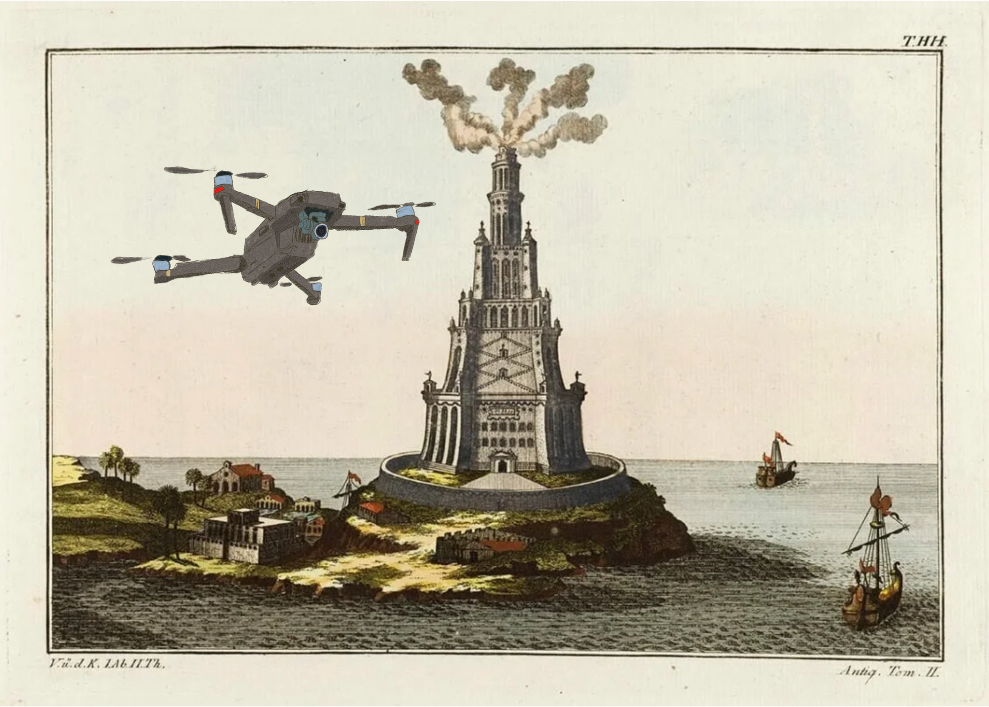 The Three Dreams You Need to Make a Drone: Forgotten Technologies, Towers, and Roman Shitposting