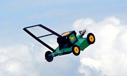 The Flying Lawnmower that Killed a Man